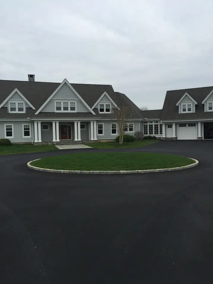 Driveway Paving Circle Drive At Shingled Estate Federalsburg Md
