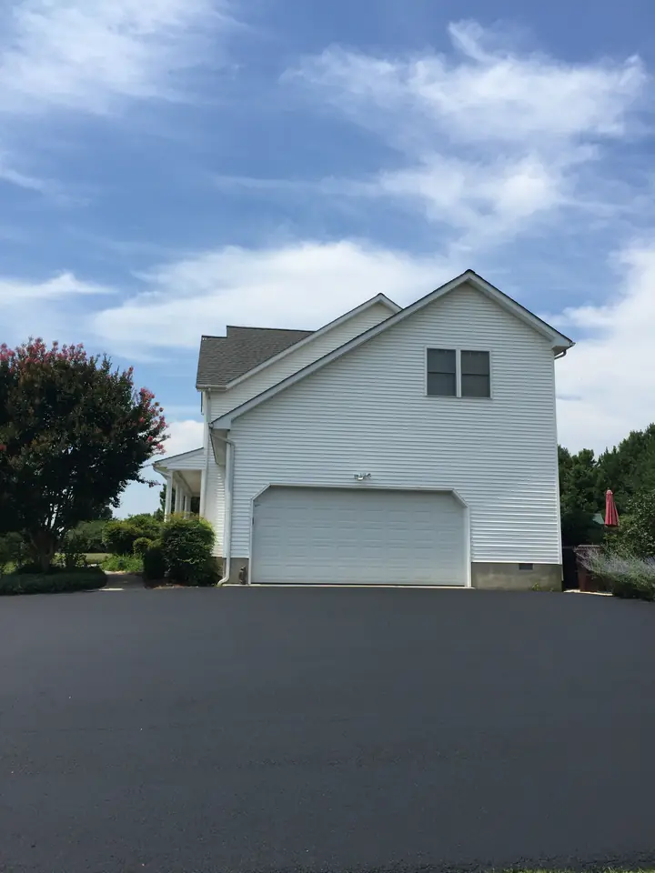 Sealcoating Even Sealer Coat At The Garage Doors Federalsburg Md