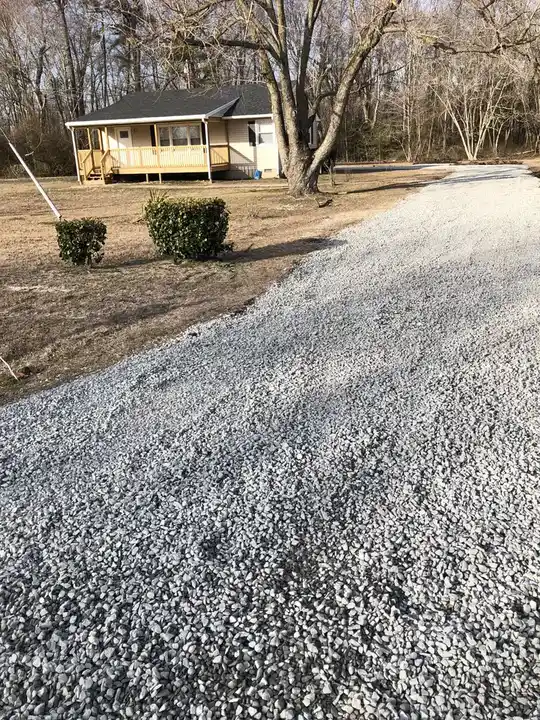 Stone And Gravel New Grey Stone Driveway Federalsburg Md