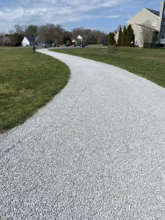 Stone And Gravel Winding White Stone Drive Federalsburg Md