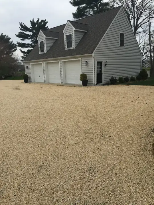 Tar And Chip Driveway Tan Stone Finish Federalsburg Md